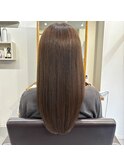 リタッチストレート×ロング×髪質改善カラー【十日市】【広島】