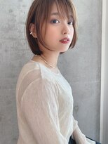 Say.黒髪ボブルフネビージュ小顔ワンレンミニボブショートボブ
