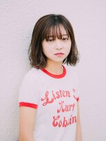 アゲート(Agate) 【錦糸町美容院Agate】バニラベージュ×ぶつ切りボブショートh