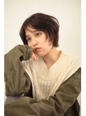 くせ毛ショート ショコラベージュ パーマ 代官山 中目黒