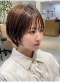 酸性ストレートショートボブ