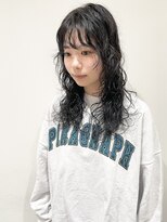 クーナバイトマト 横浜(Cuna by TOMTO)&nbsp;【HOSSY】ウルフパーマ_黒髪パーマ