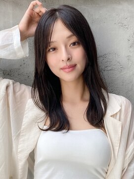 エトラ 渋谷店(etora) 小顔 前髪 レイヤーカット チェリーブラウン"