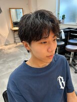 シーフ 千葉(Cyf)&nbsp;シャドウパーマ/スパイキーショート/ブルーブラック/佐久間玲於