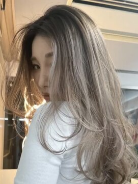 ラキング ギンザ トウキョウ(LAKING GINZA) くびれヘア/アプリコットオレンジ/夏/ハイライトカラー[銀座駅]