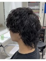メンズ サロン ドット トウキョウ 町田店(men's salon dot. tokyo)&nbsp;マッシュウルフ×ツイストスパイラルパーマ