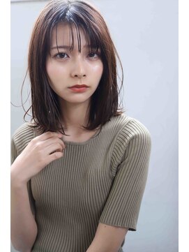 エフェクト 横浜(effect) 大人可愛い艶髪秋色カラーくすみベージュくびれロングレイヤー