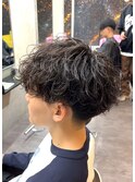 メンズシャドウパーマ