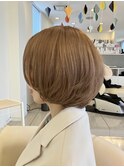 ミディアムレイヤーボブ