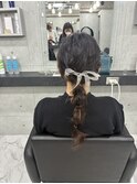 イメチェンスタイル/フルバング/似合わせカット/東銀座