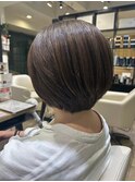 三鷹ショートボブくびれショートイルミナカラー顔周りレイヤー