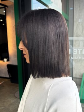 グレージュボブ