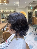 ロンド パルティール 大宮(Lond partir)&nbsp;ミニボブレイヤー/レイヤーカット/グレーブラウン/顔周り/大宮