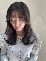 ロアバイチェリーコークウブ(Loa by CHERRY COKE ubu)&nbsp;ミディアムウェーブ巻きとダークブラウン