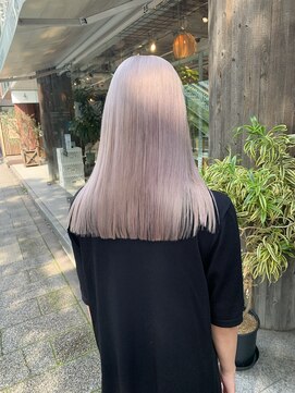 ペレ 原宿(PELE) 着物ヘア/大人ガーリー/ダークアッシュ/似合わせカット/原宿