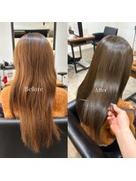 アールヘアー(ar hair)&nbsp;【三浦直美】オレンジ対策！ショコラグレージュ