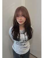 クオン 伊勢崎(QUON.) ベージュカラー×レイヤーカット