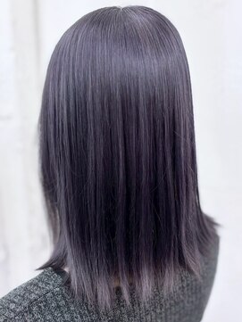ベルグローアルファ(BELLE GROW ALPHA) 色落ちシルバーになるパープルシルバー