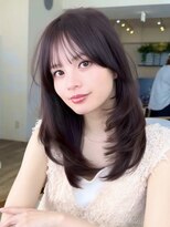 コート 表参道(Cote)&nbsp;美髪ストレートヘア/顔まわりレイヤーカット/ミディアムレイヤー
