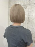 ミルクティーベージュ/ブリーチ/ハイトーンカラー/ダブルカラー
