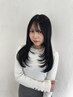 前髪カット＋前髪縮毛矯正￥10500→￥9900