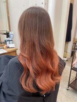 アジールヘア 北千住駅西口店(agir hair)&nbsp;オレンジグラデーションカラー♪北千住