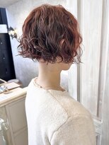 キャアリー(Caary)&nbsp;福山市Caaryミニボブパーマプードルパーマショートボブパーマ