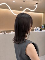 レト 浦和(leto)&nbsp;ミディアムヘアグレージュハッシュカット