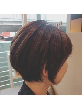 ヘアーアンドネイルフォレスト(Hair&Nail FOREST.) 大人可愛いツヤ髪ショートボブ♪
