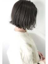 ネイヴィル オモテサンドウ(navile omotesando)&nbsp;☆ブリーチなしシアーグレージュ×小顔外ハネボブ