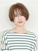 【SERO東辻井】丸みシルエットのショートヘア