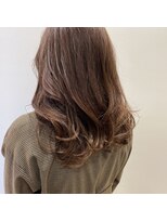 ソア フォー ヘアー(Soi for hair) 大人かわいい◎無造作ウェーブパーマ×ツヤ感ブラウン