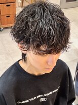 キャンバス バイ ネオリーブ 横浜西口(Canvas by neo.)&nbsp;波巻きパーマ マッシュウルフ マッシュショート 波巻き