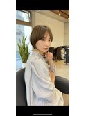 大人丸みショート/前髪あり