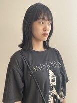 ヨーク(YOKE)&nbsp;【 YOKE 】切りっぱなしボブ結べるボブカーキグレー