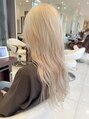 アース 前橋店(HAIR&MAKE EARTH) ホワイトブロンドのオーダーよく頂きます!