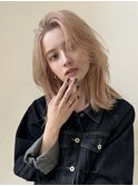 ナチュラルハイトーン ピンクベージュ