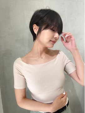 ロンドエニカ 大宮(Lond enika) 切りっぱなしボブエアリーロングピンクブラウン美髪のススメ