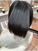 髪質改善矯正 before after ショート