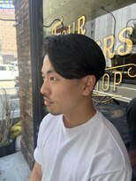 フォーコーナーズ(Four Corners)&nbsp;七三分け/フェードカット/大人ヘア