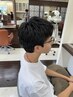 [メンズ]カット+眉毛カット+毛穴ケアフェイスパック/メンズ/成田