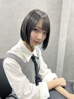 ジエクトカナウ 大阪梅田店(The Ect canow) 大人ボブ／アッシュカラー／似合わせカット／ミニボブ