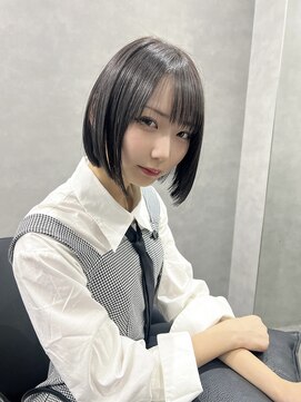 ジエクト カナウ(The Ect canow) 大人ボブ／アッシュカラー／似合わせカット／ミニボブ