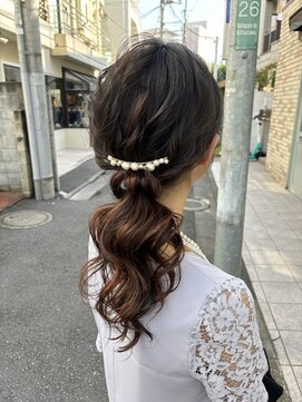 アッシュ 下北沢店(Ash) ポニーテールアレンジ