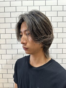 バディー ヘアーサロン(Buddy Hair Salon) メンズウルフ×ハイライト