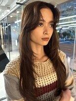 ノラ ヘアーサロン(NORA HAIR SALON)&nbsp;【大久保】外国人風センターパート顔まわりレイヤー