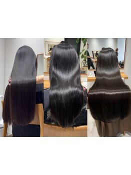 上質な艶とダメージレスな【髪質改善】ボリュームダウンにも,クセ毛伸ばしにも縮毛矯正で最高級の仕上がり