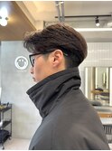 どこから見てもかっこいいセンターパートスタイル