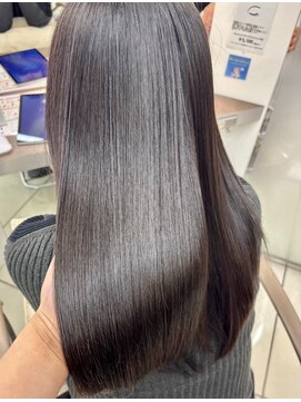 スタイル 横浜(STYLE) ダブルカラー/ケアブリーチ/濃いめパープルレッド/ハイトーン