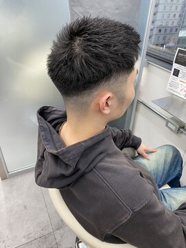 ジエクト アイロ 江坂駅前店(The Ect ilo) ベリーショート×フェード　バーバースタイル任せて下さい！
